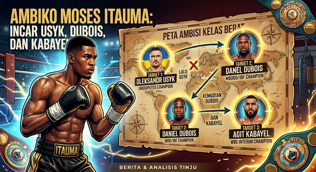 Ambisi Moses Itauma: Incar Usyk, Dubois, dan Kabayel