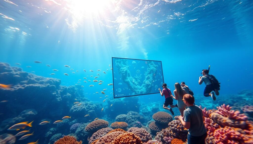 tur bawah laut interaktif
